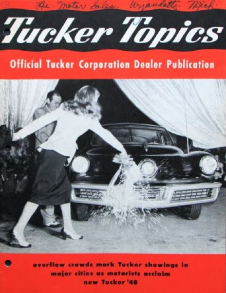 Tucker Modelprogram 1948 "Tucker Topics Publication" Carbrochure (6949)
